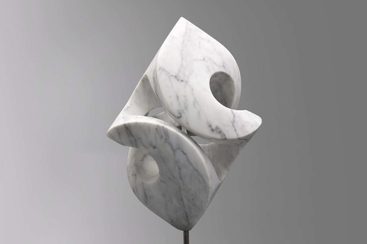 Rob Zweerman, Swirlles Marble Yarn, beeldhouwen, Eindhoven, lessen, Ruimte in Beeld,, sculpture