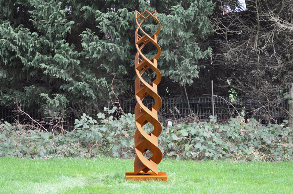 Rob Zweerman, Involution XL, Sculpture, Eindhoven, Corten Staal