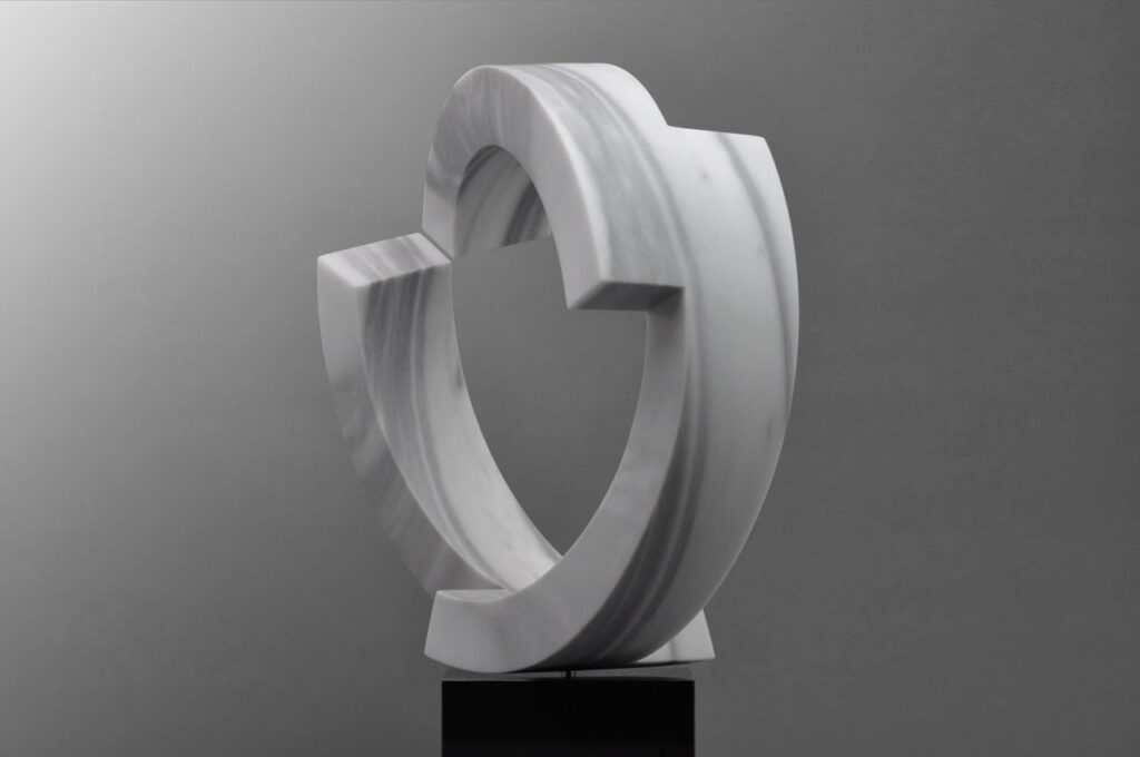 Rob Zweerman, Looop 1, Sculpture, Biennale Brabant, Marble