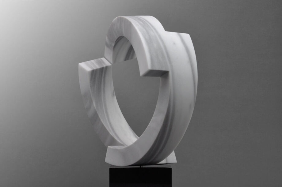 Rob Zweerman, Looop 1, Sculpture, Biennale Brabant, Marble