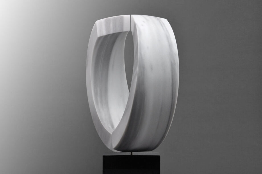Rob Zweerman, Looop 2, Sculpture, Biennale Brabant, Marble