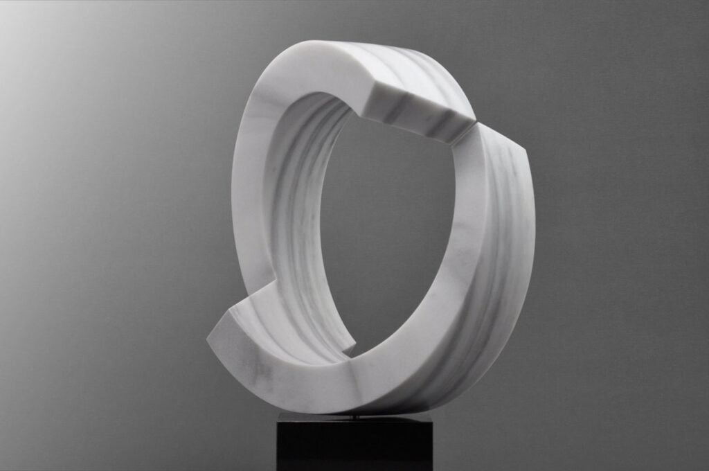 Rob Zweerman, Looop 3, Sculpture, Biennale Brabant, Marble
