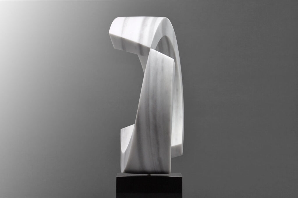 Rob Zweerman, Looop 3, Sculpture, Biennale Brabant, Marble