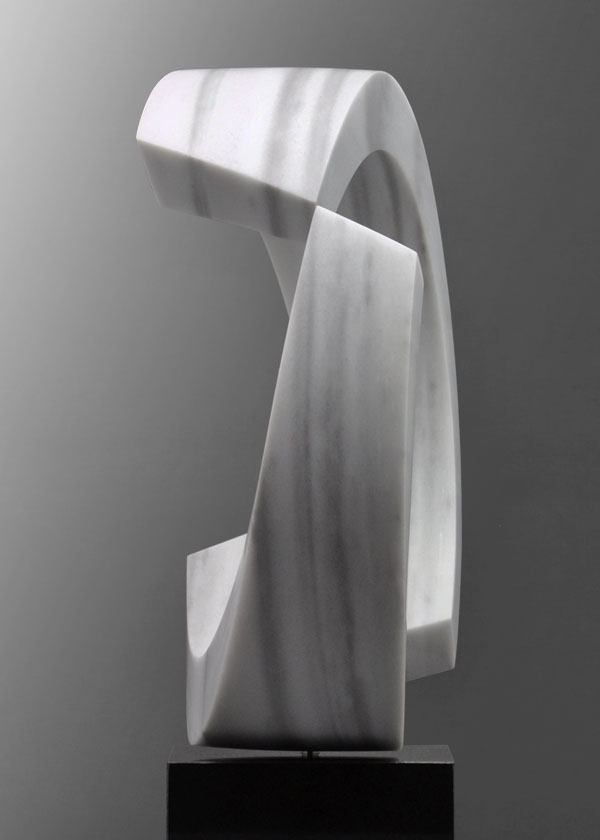 Rob Zweerman, Looop 3, Sculpture, Biennale Brabant, Marble